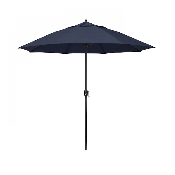 California Umbrella 9' Bronze Aluminum Market Patio Umbrella, Sunbrella Spectrum Indigo 194061336908 - main